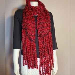 Handmade red scarf